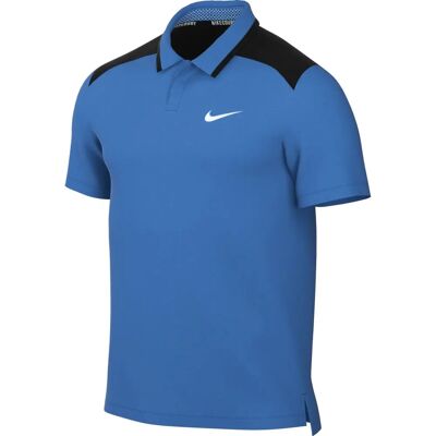 Nike Court Dri-Fit Advantage Polo - Hellblau/Schwarz/Weiß - Tennispoloshirt Nike Court Dri-Fit Advantage Polo - Hellblau/Schwarz/Weiß - Tennispoloshirt