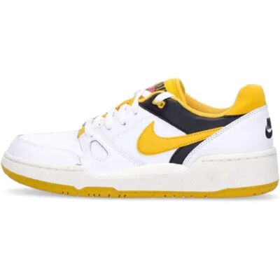 Nike Full Force Lo Mens Sneakers - Leather, White - Sneakers Shoes Nike Full Force Lo Mens Sneakers - Leather, White - Sneakers Shoes
