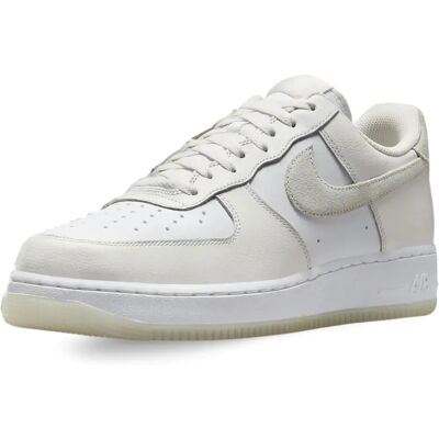 Nike Air Force 1 Low ’07 White/light Smoke Grey Leather - Size Uk 9.5 Nike Air Force 1 Low ’07 White/light Smoke Grey Leather - Size Uk 9.5