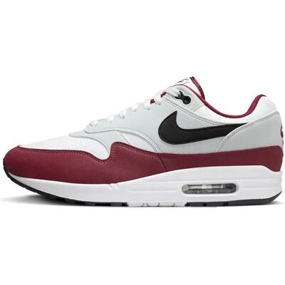 Nike Air Max 1 - Herresneakers hvid-rød Nike Air Max 1 - Herresneakers hvid-rød