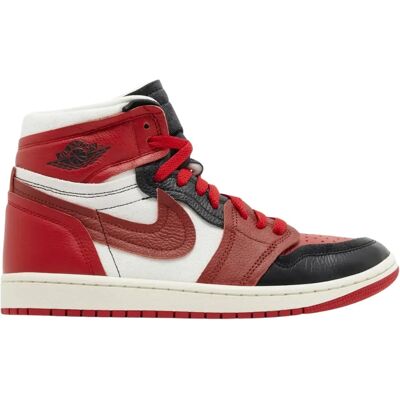 Nike Jordan Hoge Sneakers Air Jordan 1 High - Rood en zwart - Maat: US 6 - Vrouw Nike Jordan Hoge Sneakers Air Jordan 1 High - Rood en zwart - Maat: US 6 - Vrouw