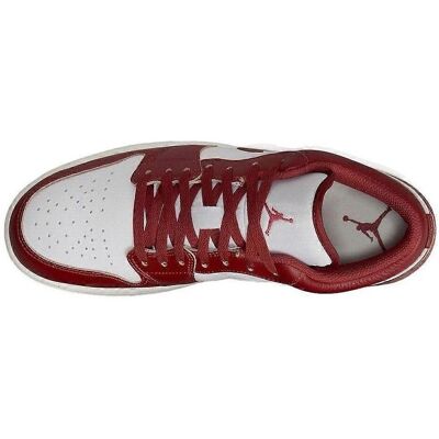 Nike Air Jordan 1 Low Se Burgundia Biały - Buty Nike Air Jordan 1 Low Se Burgundia Biały - Buty
