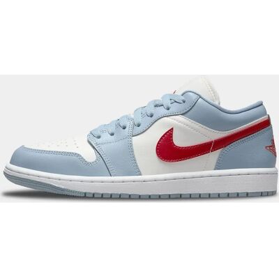 Nike Jordan Blå & Hvide Air Jordan 1 Low Sneakers - Størrelse: US 6 - kvinde Nike Jordan Blå & Hvide Air Jordan 1 Low Sneakers - Størrelse: US 6 - kvinde