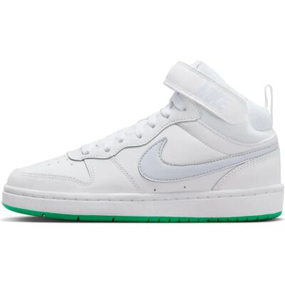 Nike NIKE SPORTSWEAR Court Borough Mid 2 weiß/football grau-stadion grün Schuhe Nike NIKE SPORTSWEAR Court Borough Mid 2 weiß/football grau-stadion grün Schuhe