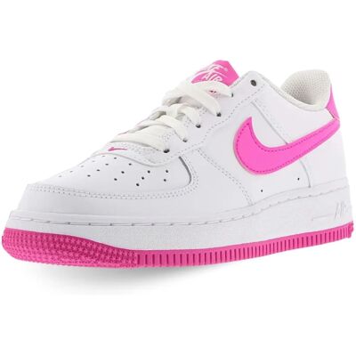 Nike Air Force 1 Alb & Laser Fuchsia - Adidași Nike Air Force 1 Alb & Laser Fuchsia - Adidași