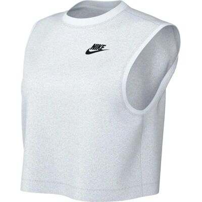 Nike - Sportswear Club Cropped W - Weiß - XS - Top Nike - Sportswear Club Cropped W - Weiß - XS - Top