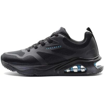 Skechers Schwarze Tres-Air Uno Modern Trainers - Komfort & Stil Skechers Schwarze Tres-Air Uno Modern Trainers - Komfort & Stil