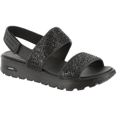 Skechers Foamies Arch Fit Footsteps avec Strass Noir - Chaussures - Publicité Skechers Foamies Arch Fit Footsteps avec Strass Noir - Chaussures - Publicité