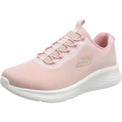 Skechers Pink Mesh Sportschuhe - Reguläre Passform - 1,25 Zoll Absatz Skechers Pink Mesh Sportschuhe - Reguläre Passform - 1,25 Zoll Absatz