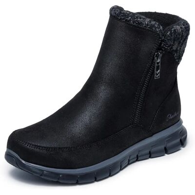 Skechers Uno Rugged Darling Schwarz - Winterschuhe Damen Skechers Uno Rugged Darling Schwarz - Winterschuhe Damen