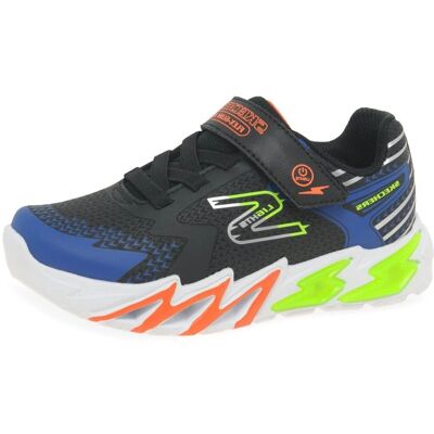 Skechers Jongens Flex Glow Bolt Sportschoenen - Zwart/Blauw - Lichtgevende Kinderschoenen Skechers Jongens Flex Glow Bolt Sportschoenen - Zwart/Blauw - Lichtgevende Kinderschoenen