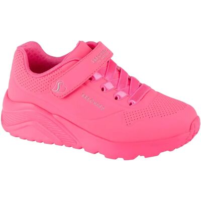 Chaussures Skechers Pink Uno Lite pour Enfants - Baskets enfants - Publicité Chaussures Skechers Pink Uno Lite pour Enfants - Baskets enfants - Publicité