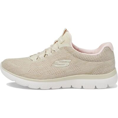 Skechers Summits - Fun Flair Leichte Beigetrainingssandaletten für Damen Skechers Summits - Fun Flair Leichte Beigetrainingssandaletten für Damen