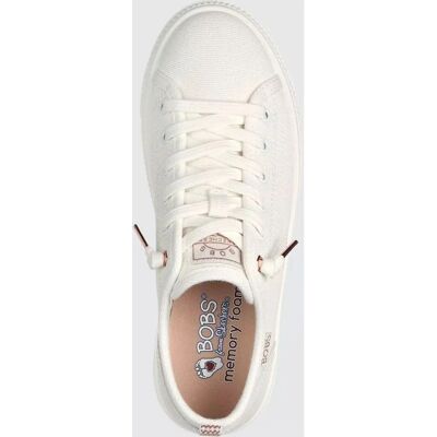 Skechers BOBS Copa Off White Turnschuhe - Casual, Vegan, Memory Foam, Plattform - Damen Skechers BOBS Copa Off White Turnschuhe - Casual, Vegan, Memory Foam, Plattform - Damen
