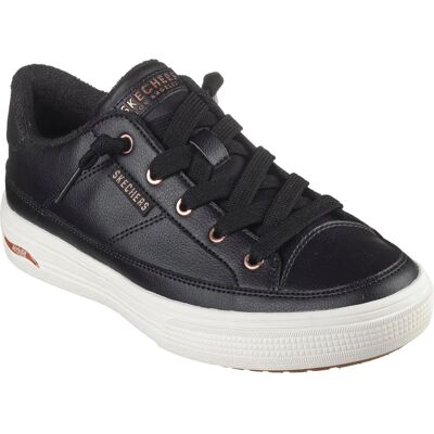 Skechers Arch Fit Arcade On My Way Low-Profile Sneaker - Schwarz UK 6 Skechers Arch Fit Arcade On My Way Low-Profile Sneaker - Schwarz UK 6