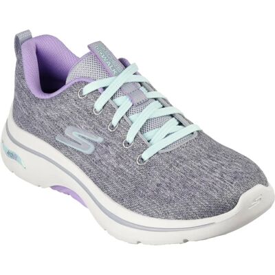 Skechers Go Walk Dam Modell GO WALK Arch Fit 2.0 Vivid Sunset Skor - Grå/Lila Skechers Go Walk Dam Modell GO WALK Arch Fit 2.0 Vivid Sunset Skor - Grå/Lila