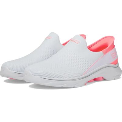 Skechers Go Walk 7 Chaussures - Gris, Violet, Blanc - Chaussures Skechers Go Walk 7 Chaussures - Gris, Violet, Blanc - Chaussures