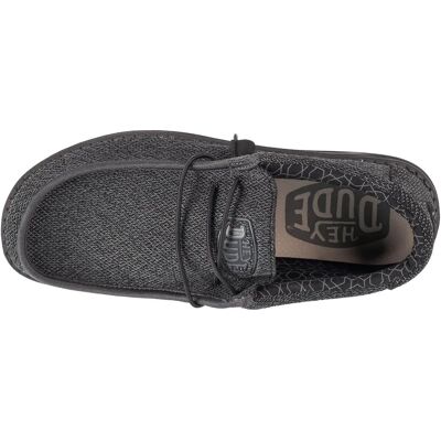 Hey Dude Wally Sox Svart - Sneakers Hey Dude Wally Sox Svart - Sneakers