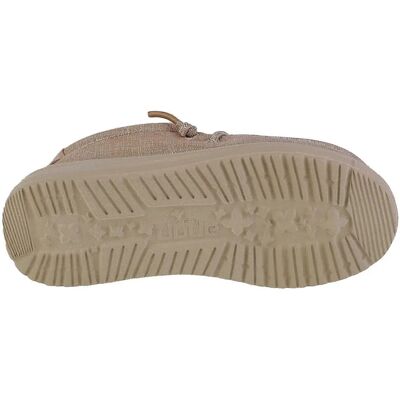 Hey Dude Wally Młodzież Podstawowe Beżowe - Buty sportowe dla chłopców Hey Dude Wally Młodzież Podstawowe Beżowe - Buty sportowe dla chłopców