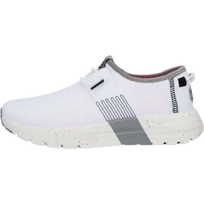 Hey Dude Sirocco W Sport Stripe Biały - Klapki Hey Dude Sirocco W Sport Stripe Biały - Klapki