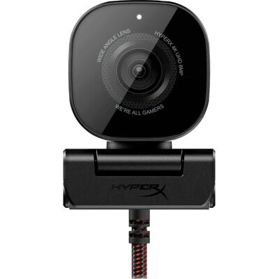 HyperX Vision S Webcam - 8 MP, 4K, Schwarz - Webcam für Kreative HyperX Vision S Webcam - 8 MP, 4K, Schwarz - Webcam für Kreative