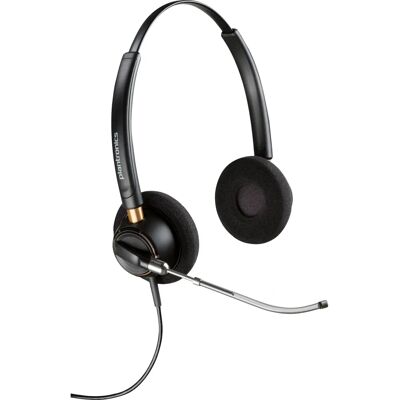 Cuffie binaurali Hewlett-Packard Poly Ep 520V VoiceTube - On-Ear - Cablato - 3,5mm - Nero Cuffie binaurali Hewlett-Packard Poly Ep 520V VoiceTube - On-Ear - Cablato - 3,5mm - Nero