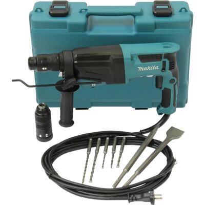Makita HR2670FTX - Πνευστο-περιστροφικό τρυπάνι - 800W, 3J, 3 Λειτουργίες Makita HR2670FTX - Πνευστο-περιστροφικό τρυπάνι - 800W, 3J, 3 Λειτουργίες