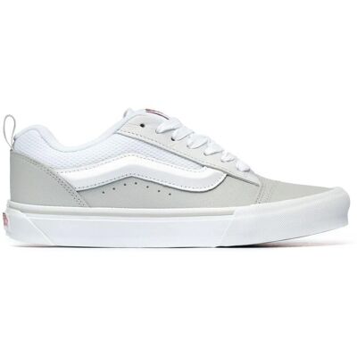 Vans Knu Skool Blanc/Rouge Baskets - Unisex Skate - Publicité Vans Knu Skool Blanc/Rouge Baskets - Unisex Skate - Publicité