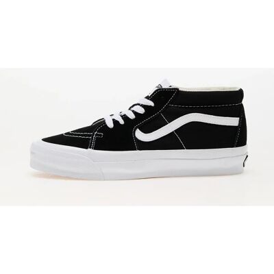 Baskets Vans Sk8-Mid Reissue 83 noires et blanches - Baskets - Publicité Baskets Vans Sk8-Mid Reissue 83 noires et blanches - Baskets - Publicité