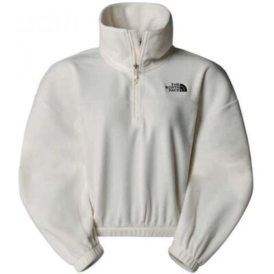 The North Face Women's Fleece Top - White Dune - Half Zip - Fleece Top The North Face Women's Fleece Top - White Dune - Half Zip - Fleece Top