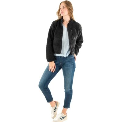 The North Face Sorte Extreme Pile 2 FZ Jakke - Kvinde The North Face Sorte Extreme Pile 2 FZ Jakke - Kvinde