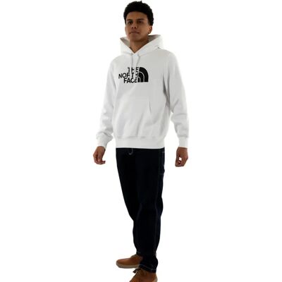 The North Face Drew Peak Herren Hoodie (89EM) - TNF weiß/TNF schwarz The North Face Drew Peak Herren Hoodie (89EM) - TNF weiß/TNF schwarz