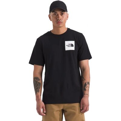 The North Face M S/S Fine Tee Czarny - T-shirt The North Face M S/S Fine Tee Czarny - T-shirt
