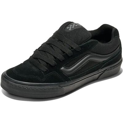 Vans Caldrone Suede/Mesh Trainers - Black/Black - Low Rise - Sneakers Vans Caldrone Suede/Mesh Trainers - Black/Black - Low Rise - Sneakers