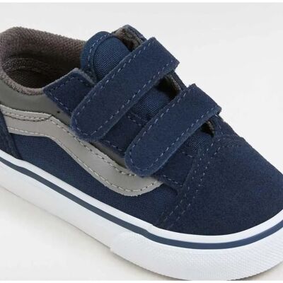 Vans Old Skool V Baskets Bleus Enfants - Baskets - Publicité Vans Old Skool V Baskets Bleus Enfants - Baskets - Publicité