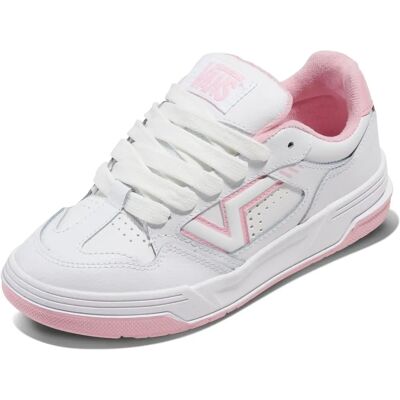 Vans Upland Læder Hvid/Rosa Sneakers - Unisex - Str. 40 Vans Upland Læder Hvid/Rosa Sneakers - Unisex - Str. 40