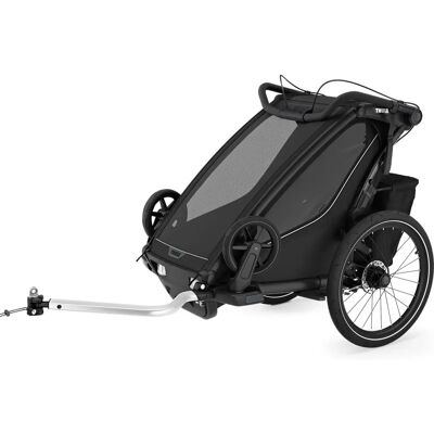Thule Chariot Sport 2 - Carro per Biciclette per Bambini - Nero Thule Chariot Sport 2 - Carro per Biciclette per Bambini - Nero