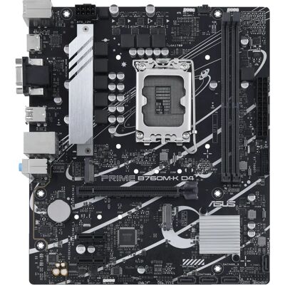 ASUS - PRIME B760M-K D4 - LGA1700 - PCIe4.0 - Scheda madre ASUS - PRIME B760M-K D4 - LGA1700 - PCIe4.0 - Scheda madre