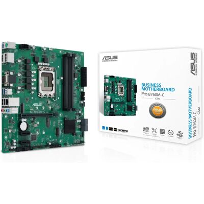 ASUS PRO B760M-C-CSM - Intel B760 - Micro ATX Mainboard ASUS PRO B760M-C-CSM - Intel B760 - Micro ATX Mainboard