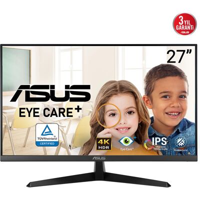 ASUS VY27UQ Eye Care 27" Monitor - Adaptive Sync, IPS, UHD - Computer Monitor ASUS VY27UQ Eye Care 27" Monitor - Adaptive Sync, IPS, UHD - Computer Monitor