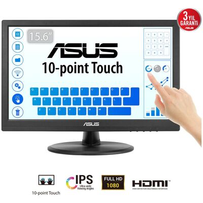ASUS VT169HE Touchscreen-Monitor - 39,6 cm (15,6") Full HD IPS ASUS VT169HE Touchscreen-Monitor - 39,6 cm (15,6") Full HD IPS