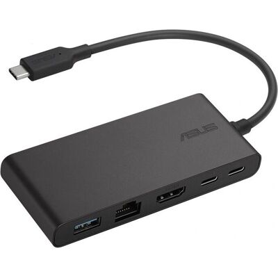 ASUS - DC201 - 4K USB-C - Zwart - Dockingstation ASUS - DC201 - 4K USB-C - Zwart - Dockingstation