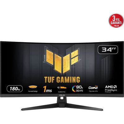 ASUS TUF Gaming VG34VQ3B - 34 hüvelykes UltraWide Gaming Monitor ASUS TUF Gaming VG34VQ3B - 34 hüvelykes UltraWide Gaming Monitor