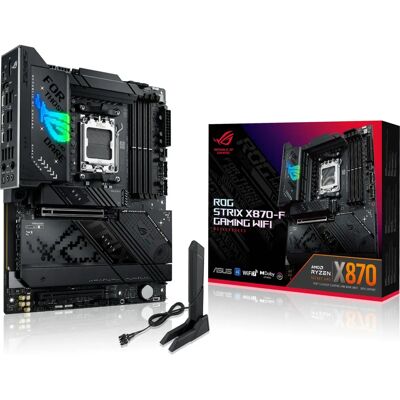 ASUS X870-F GAMING WIFI Hovedkort - Socket AM5, ATX, WiFi ASUS X870-F GAMING WIFI Hovedkort - Socket AM5, ATX, WiFi