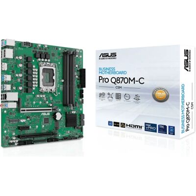 ASUS - PRO Q870M-C-CSM - LGA 1851 - micro-ATX - Motherboard ASUS - PRO Q870M-C-CSM - LGA 1851 - micro-ATX - Motherboard