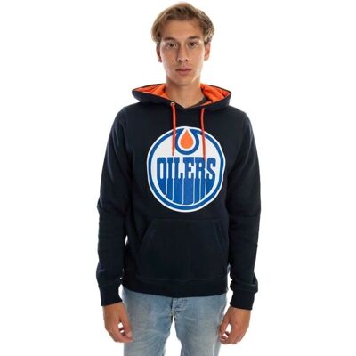 47 Brand Fleecová mikina s kapucí - Edmonton Oilers Námořnictvo S 47 Brand Fleecová mikina s kapucí - Edmonton Oilers Námořnictvo S