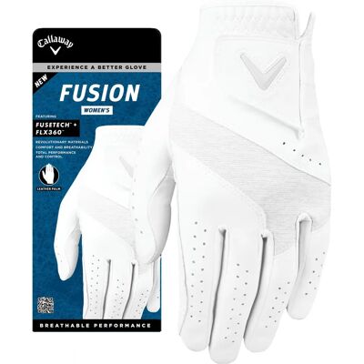 Guanto da golf Donna Callaway Fusion Bianco - Guanto da golf Guanto da golf Donna Callaway Fusion Bianco - Guanto da golf