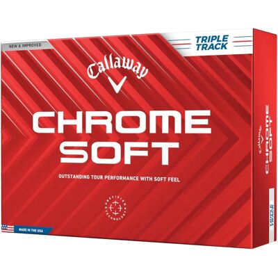 Balles de golf Callaway Chrome Soft 360 Triple Track - Blanc - Publicité Balles de golf Callaway Chrome Soft 360 Triple Track - Blanc - Publicité
