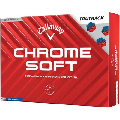 Piłki golfowe Callaway Chrome Soft 2024 - Białe Piłki golfowe Callaway Chrome Soft 2024 - Białe
