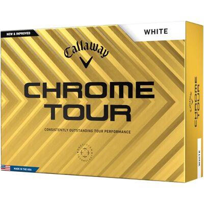 Callaway - Chrome Tour x12 - Palline da golf unisex bianco Callaway - Chrome Tour x12 - Palline da golf unisex bianco